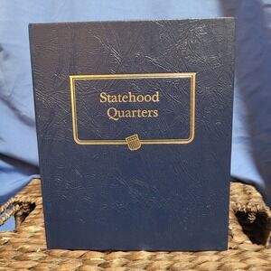 Whitman‎ Classic Coin Album Statehood Quarters 1999 Blue Leatherette New